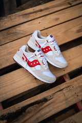 Mens Saucony Shadow 5000 (White/Red) - Saucony