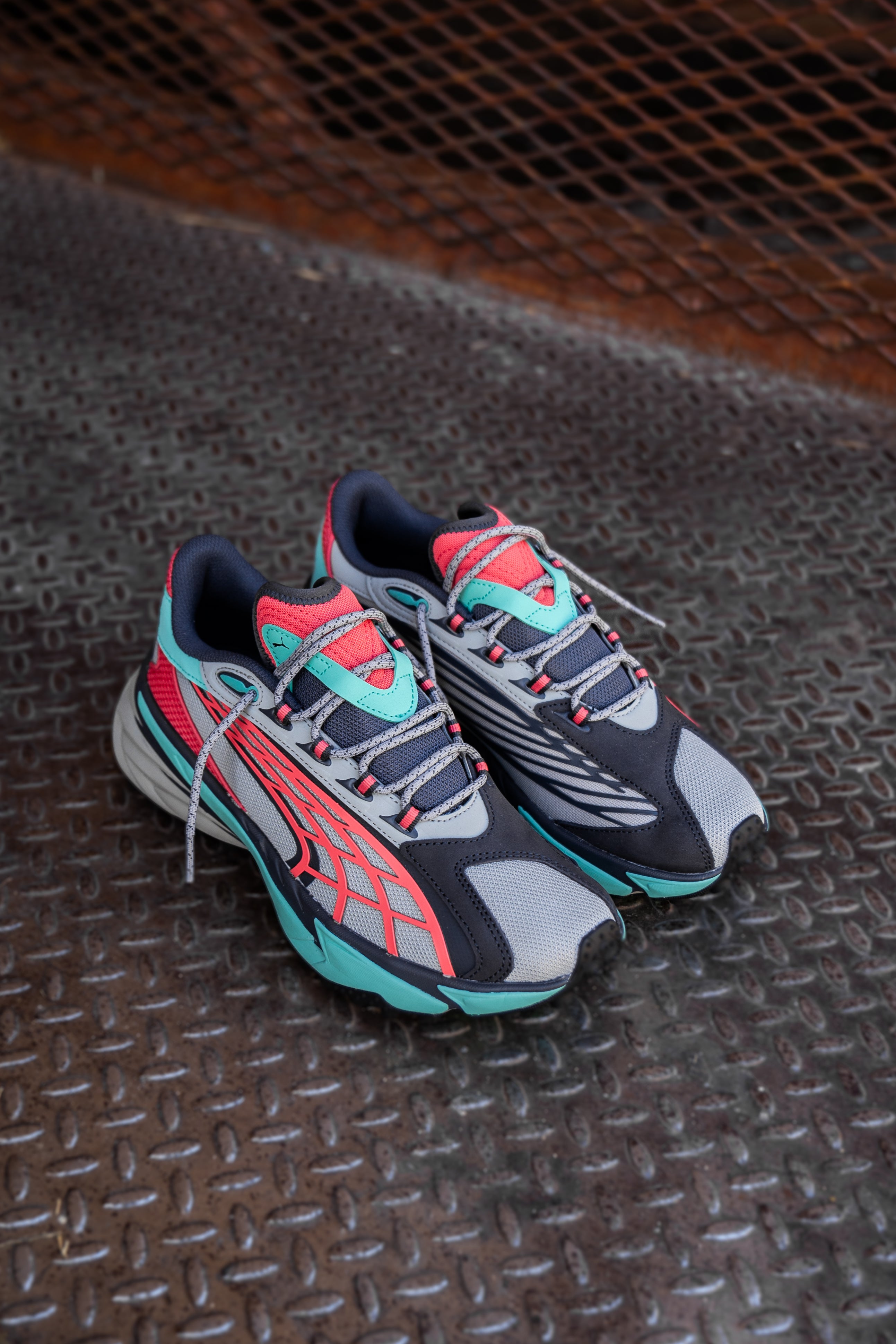 Mens Puma Spirex (Smokey Gray/Salmon)