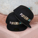 New Era Philadelphia Phillies Grey UV 59Fifty Fitted (Black) - New Era