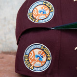 New Era New York Yankees 1949 World Series Green UV 59Fifty Fitted (Maroon/Navy) - New Era
