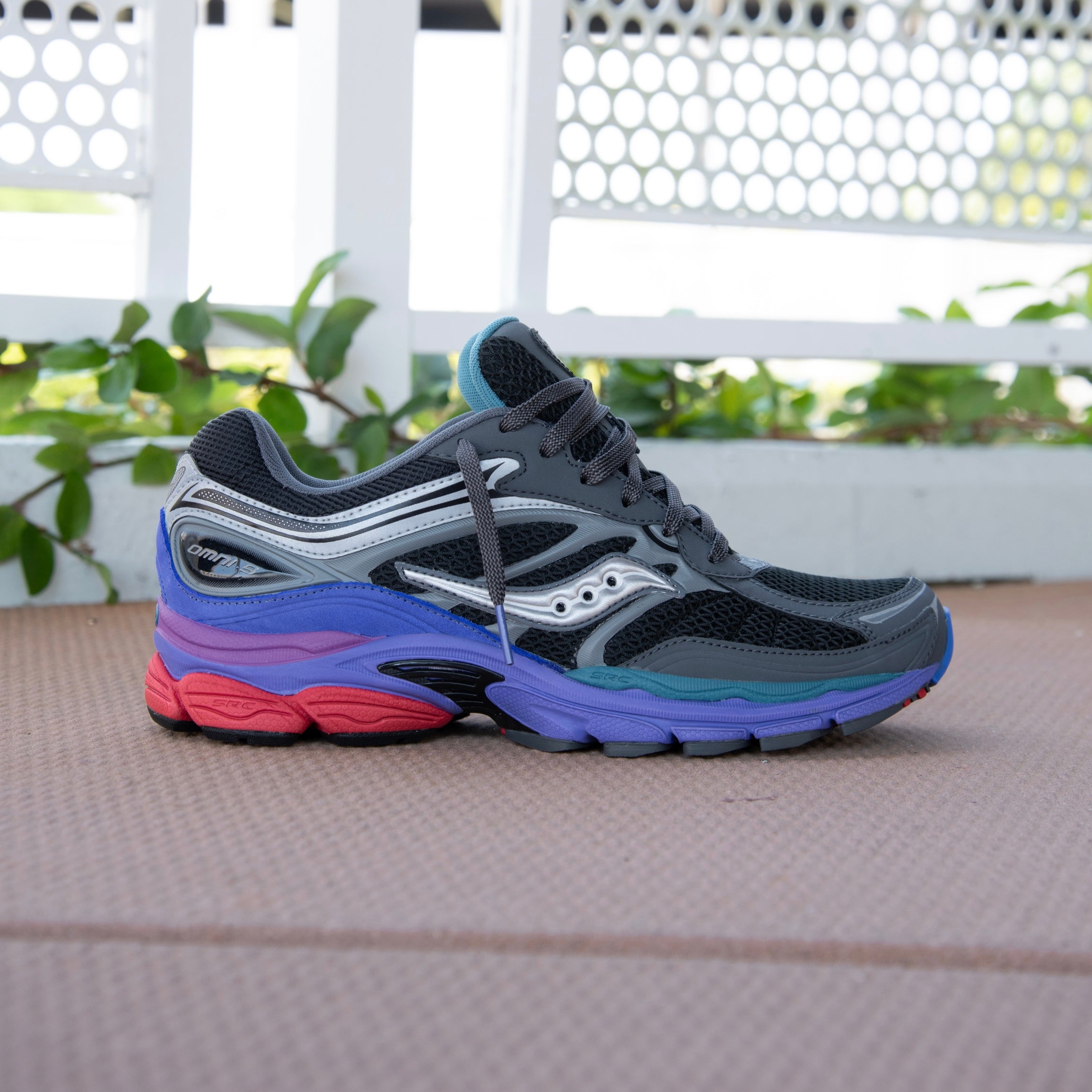 Mens Saucony ProGrid Omni 9 Galaxy (Black/Multi) - Saucony