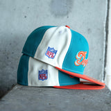 New Era Miami Dolphins Grey UV 59Fifty Fitted (Aqua/Off White/Orange) - New Era