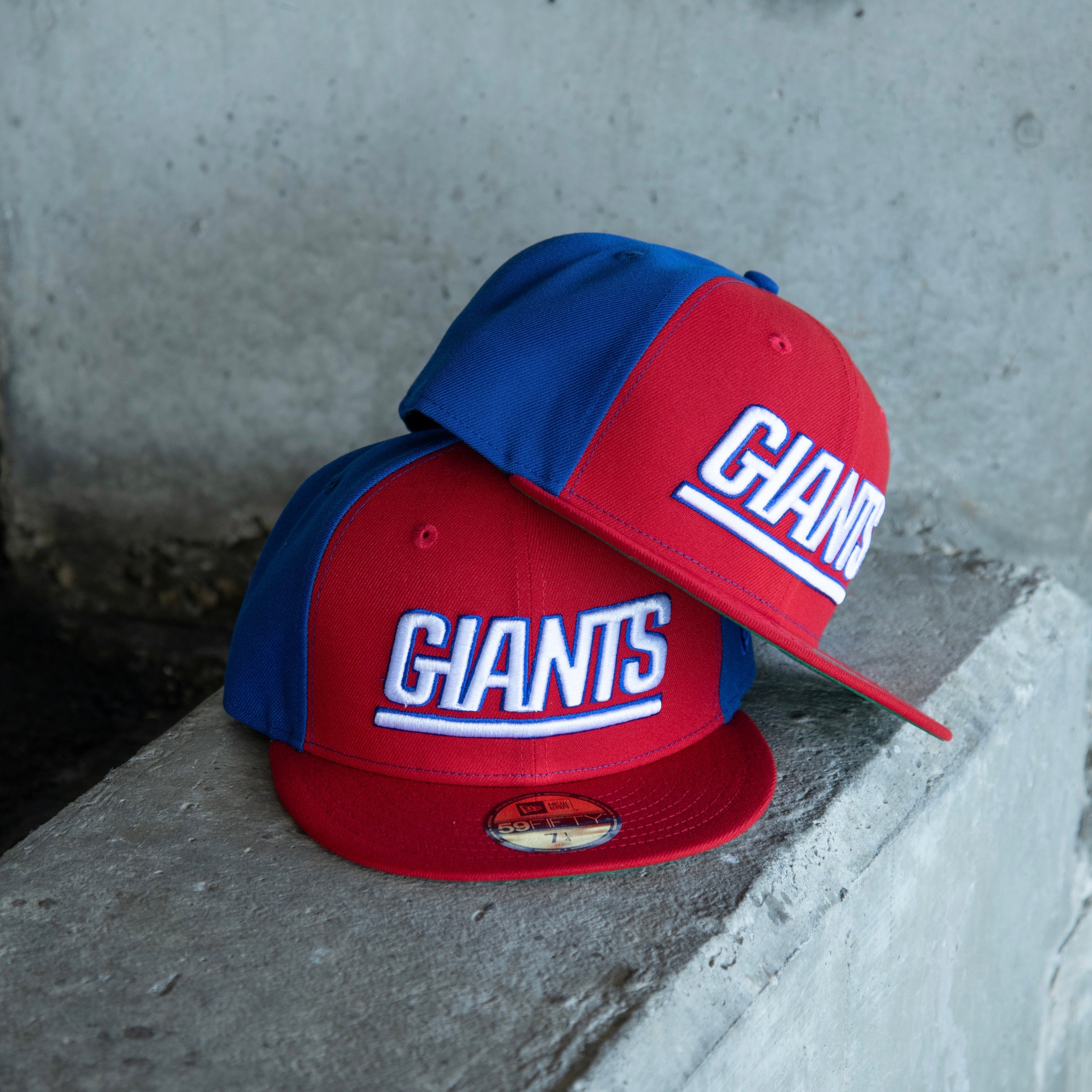 New Era New York Giants Green UV 59Fifty Fitted (Royal/Red) - New Era