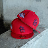 New Era St. Louis Cardinals 2006 WS Champions Grey UV 59Fifty Fitted (Red) - New Era