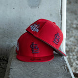 New Era St. Louis Cardinals 2006 WS Champions Grey UV 59Fifty Fitted (Red) - New Era