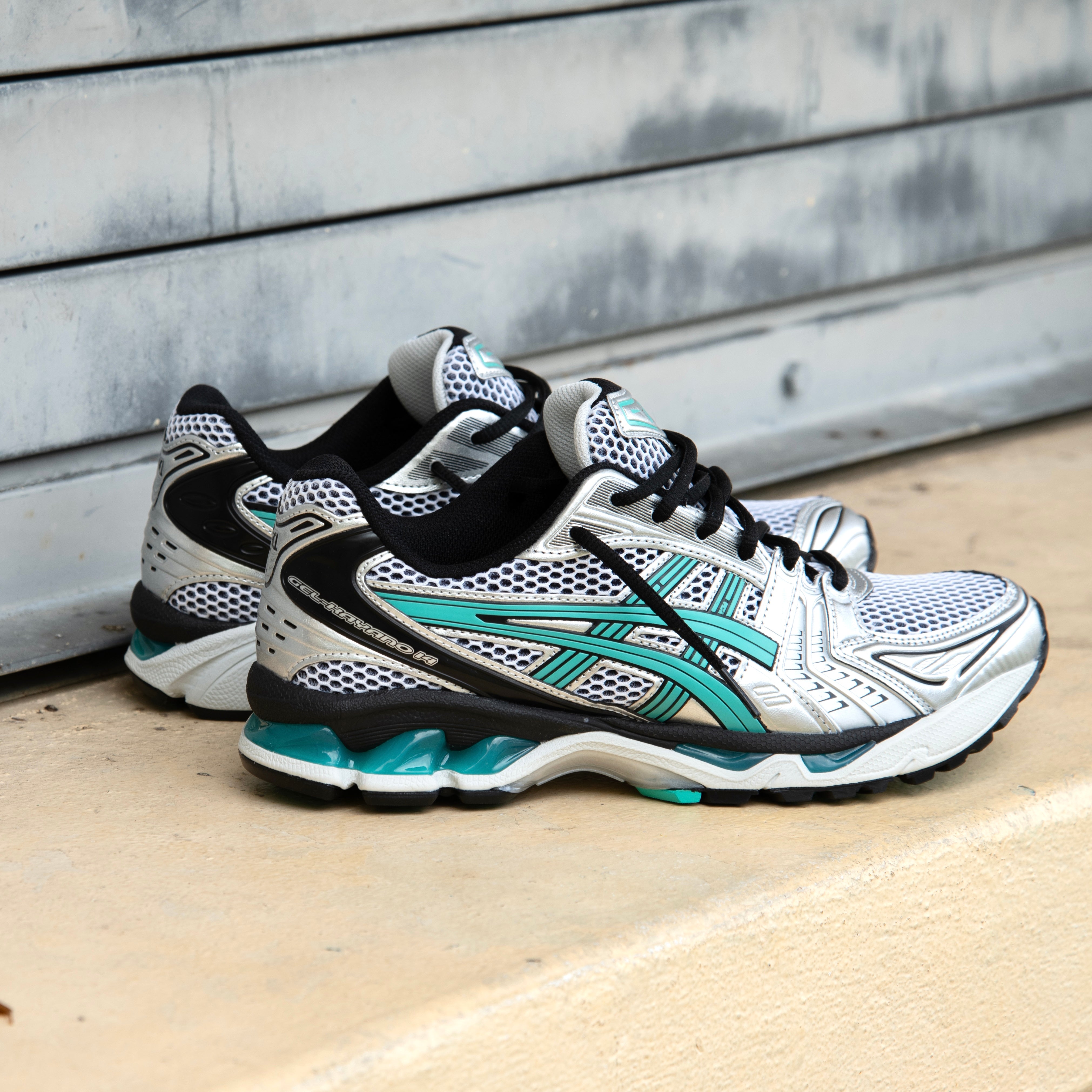 Mens Asics Gel-Kayano 14 (White/Waterfall) - Asics
