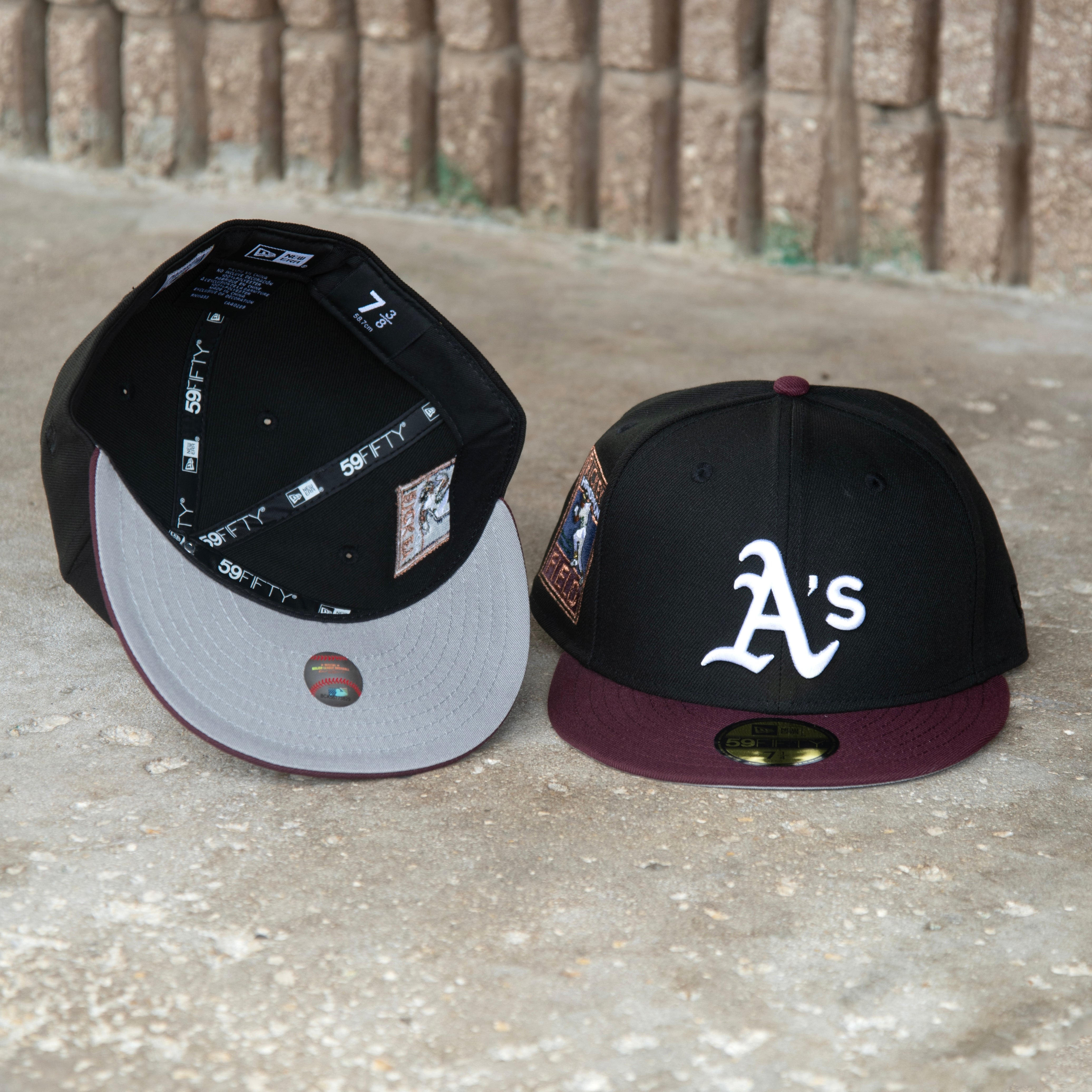 New Era Oakland Athletics Rickey Henderson Field Side Patch Fitted - New Era