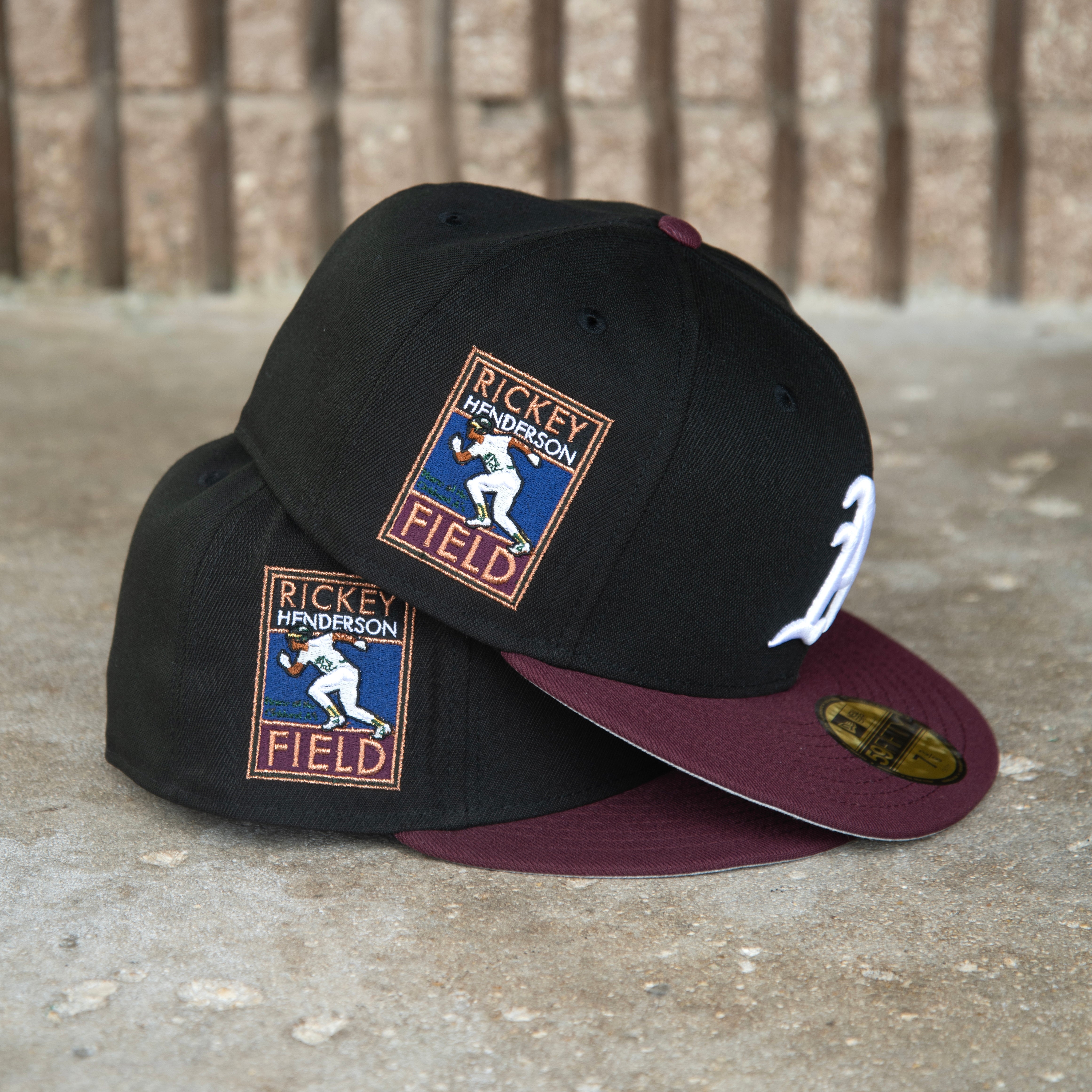 New Era Oakland Athletics Rickey Henderson Field Side Patch Fitted - New Era