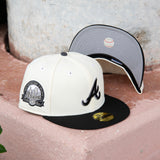New Era Atlanta Braves 40th Anniversary Grey UV 59Fifty Fitted (Off White/Black) - New Era
