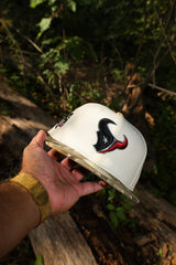 New Era Houston Texans 25th Season Side Patch Grey UV 59Fifty Fitted (Chrome/Real Tree Camo)