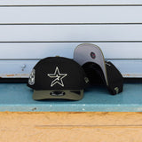 New Era Houston Astros 40th Anniversary 9FIFTY A-Frame Snapback-(Black/Olive)