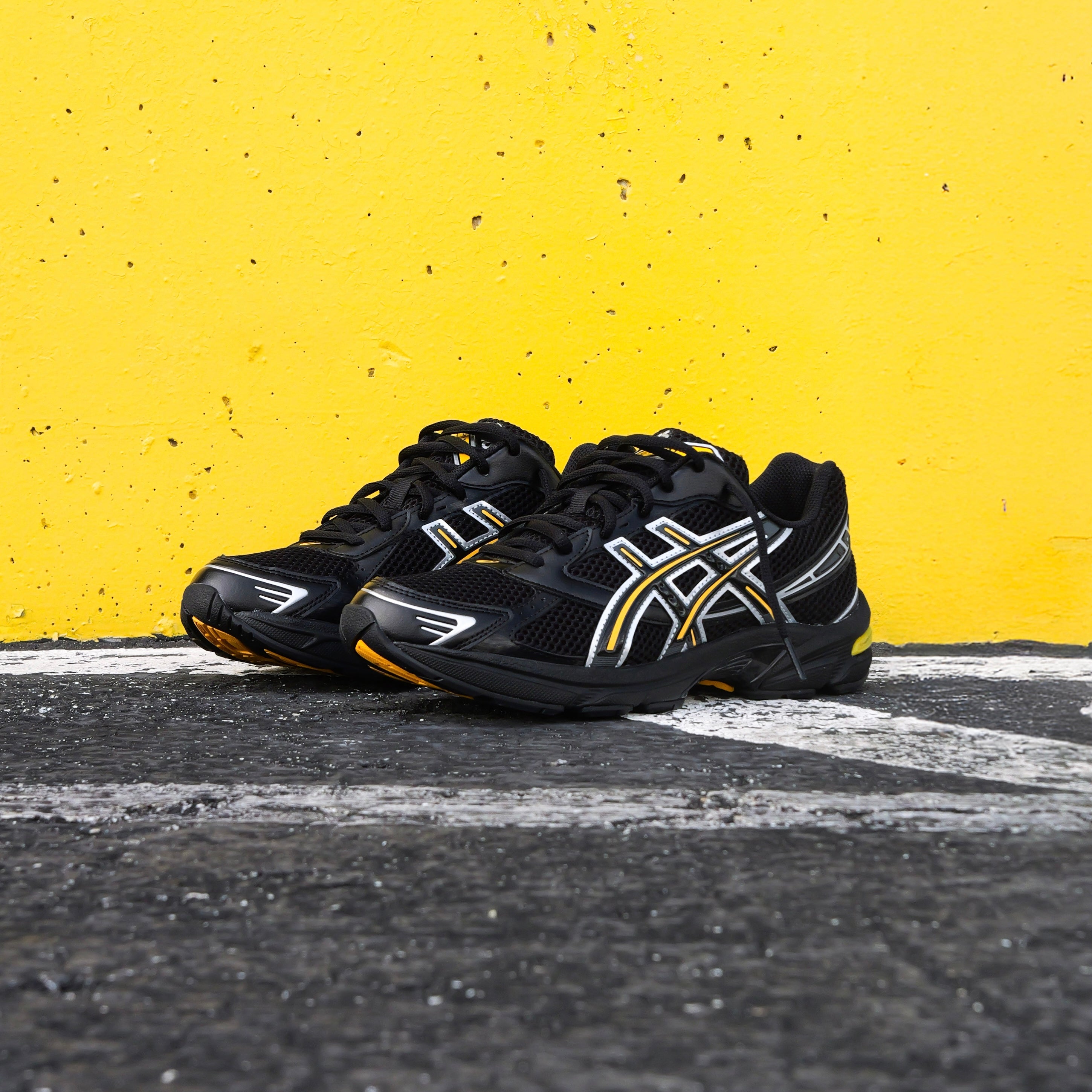 Mens Asics Gel-1130 (Black/Yellow)