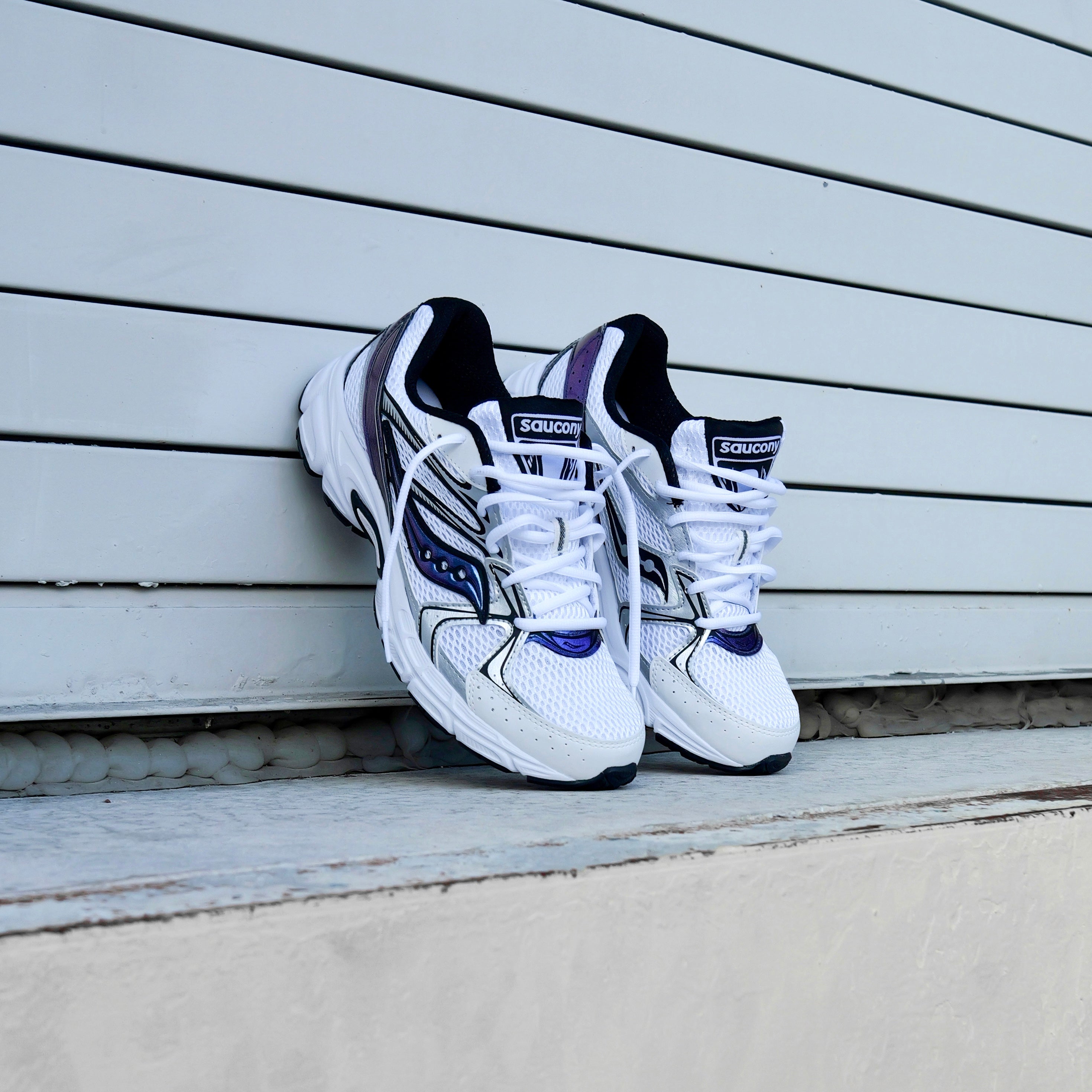 Mens Saucony Ride Millennium (White/Nightsky) - Saucony