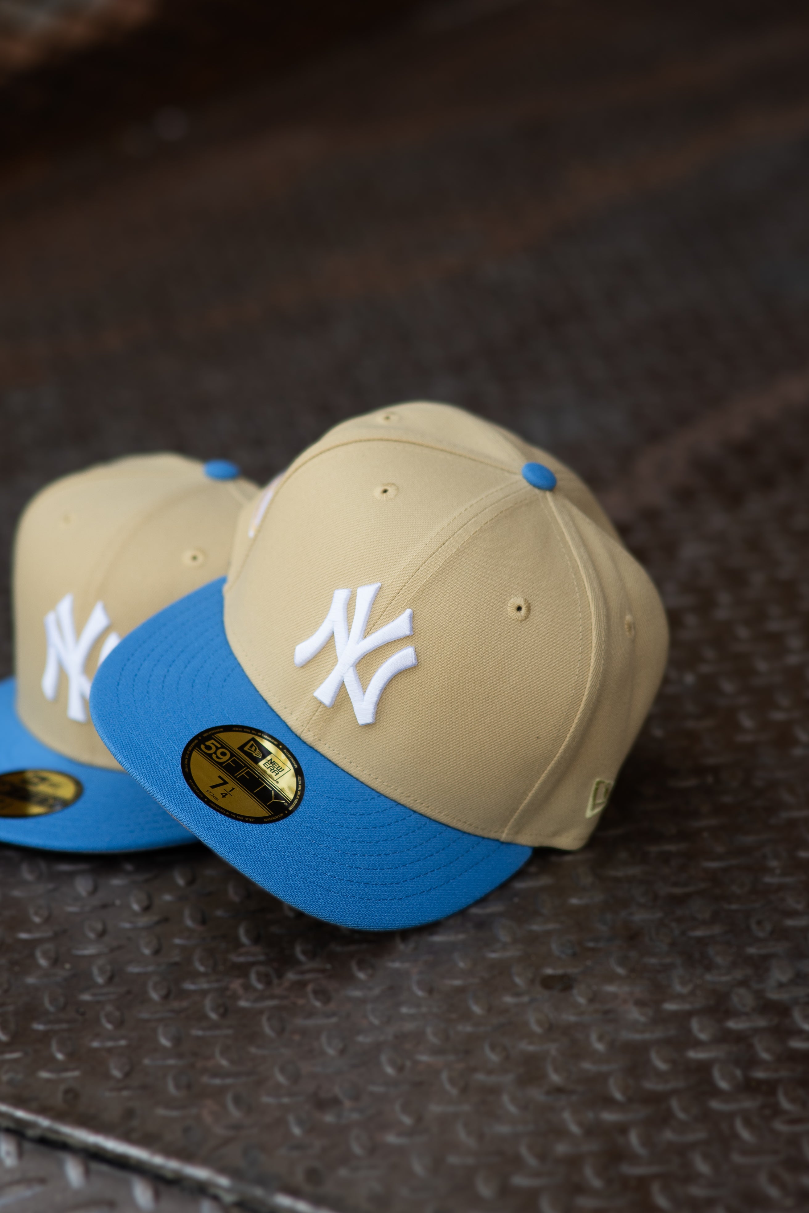 New Era New York Yankees 1937 World Series Grey UV (Vegas Gold/Air Force Blue) 59Fifty Fitted - New Era