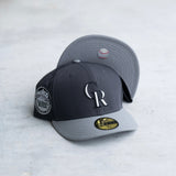 New Era Colorado Rockies 10th Anniversary Grey UV (Graphite/Storm Grey) 59Fifty Fitted