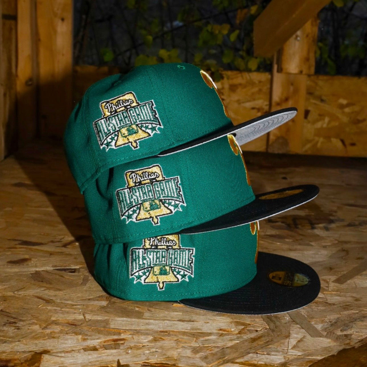 New Era Philadelphia Phillies 1996 All-Star Game Side Patch Fitted (Green/Black) - New Era