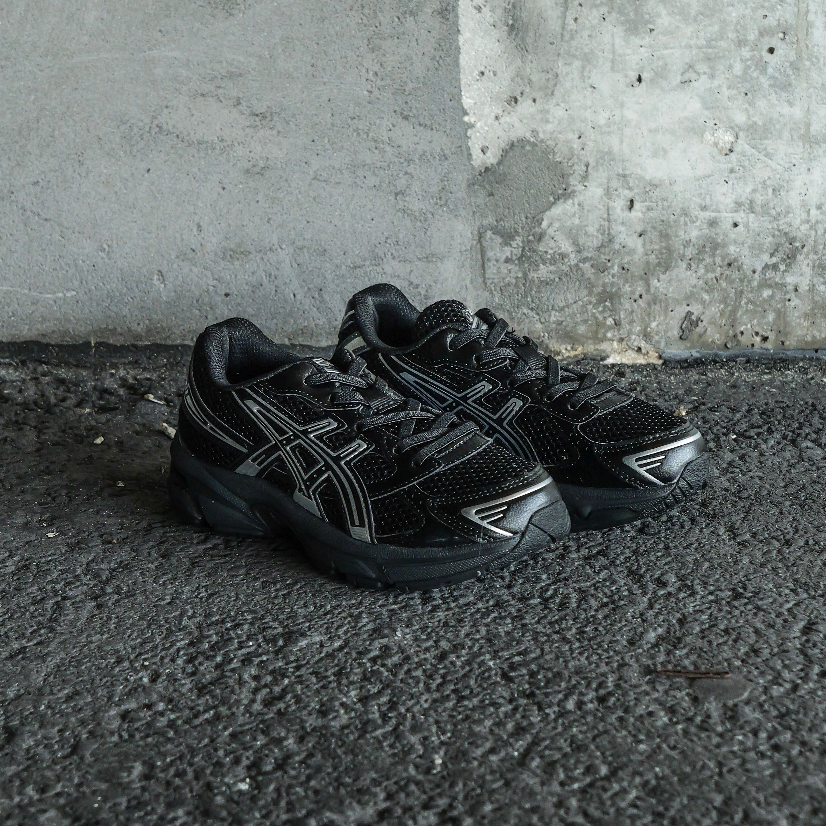 Asics Gel-1130 Preschool (Black/Pure Silver)