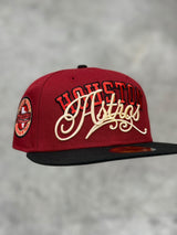 New Era Houston Astros 45th Anniversary Grey UV (Brick Red/Black) 59Fifty Fitted - New Era