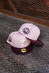 New Era Philadelphia Phillies 20th Anniversary Grey UV (Pink/Maroon) 59Fifty Fitted - New Era