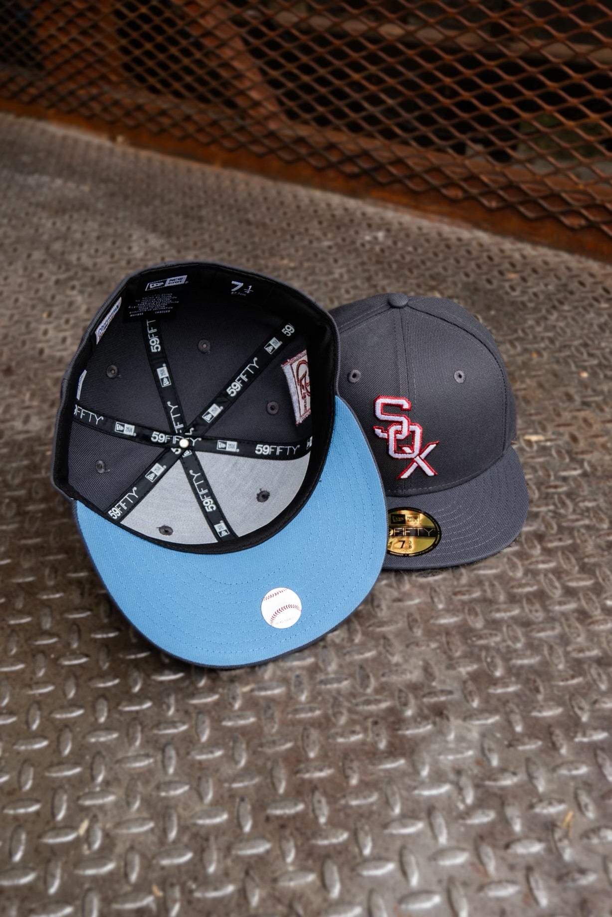 New Era Chicago White Sox 95 Years Sky UV (Graphite) 59Fifty Fitted