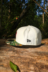 New Era Houston Texans 25th Season Side Patch Grey UV 59Fifty Fitted (Chrome/Real Tree Camo)