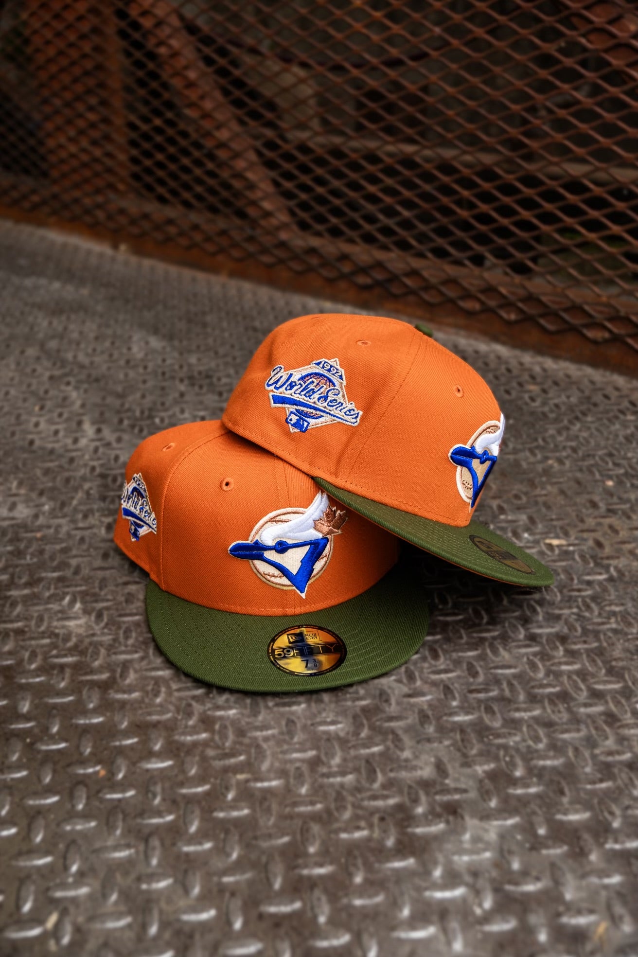 New Era Toronto Blue Jays 1992 World Series Orange UV (Orange/Olive) 59Fifty Fitted