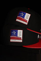 New Era Houston Astros 2000 Inaugural Season Side Patch Fitted (Black/Red) - New Era
