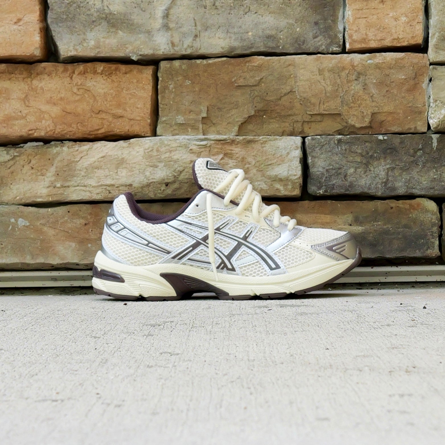 Mens Asics Gel-1130 (Cream/Cocoa Powder)