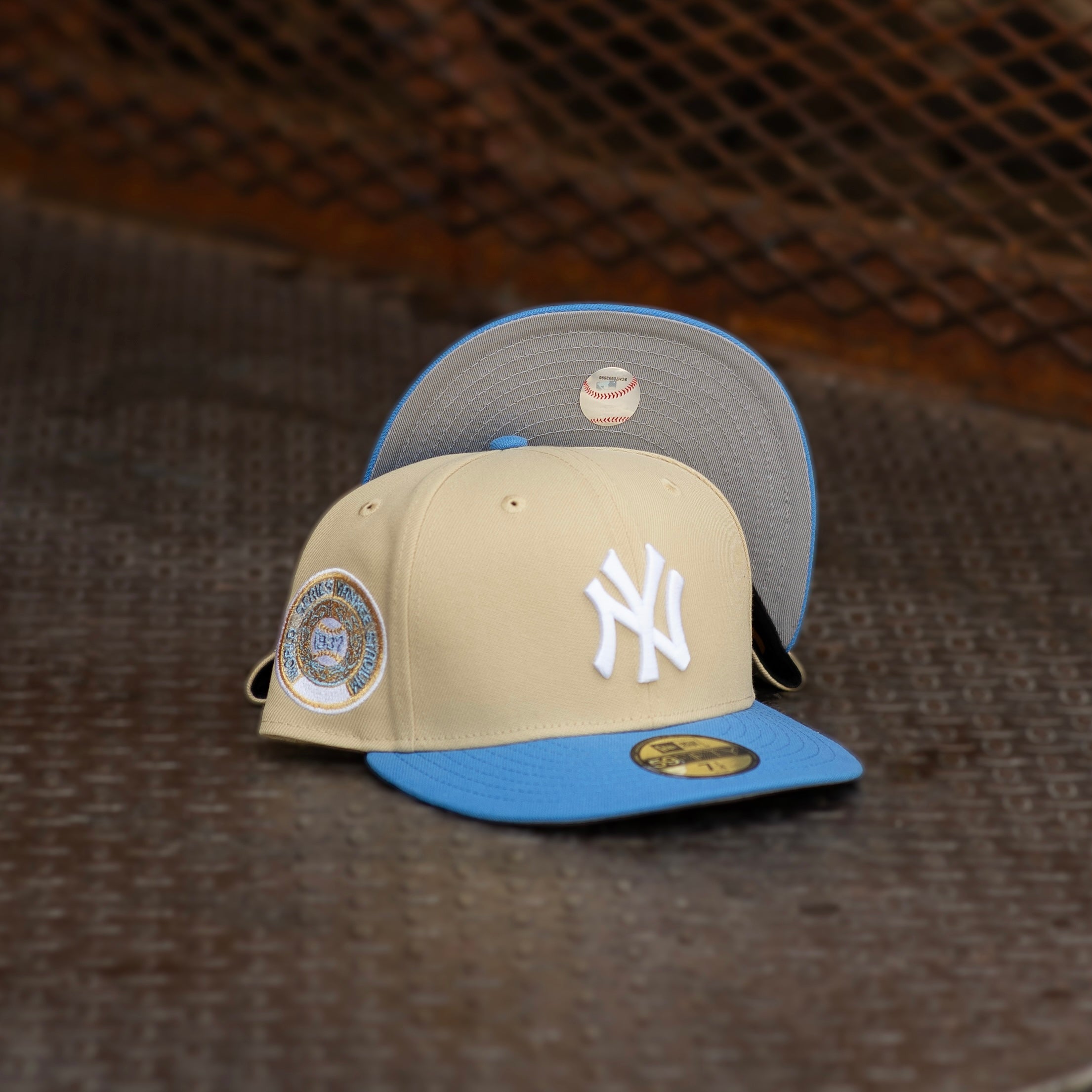 New Era New York Yankees 1937 World Series Grey UV (Vegas Gold/Air Force Blue) 59Fifty Fitted - New Era