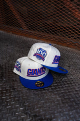 New Era New York Giants 100 Season Green UV (Off White/Royal) 59Fifty Fitted - New Era