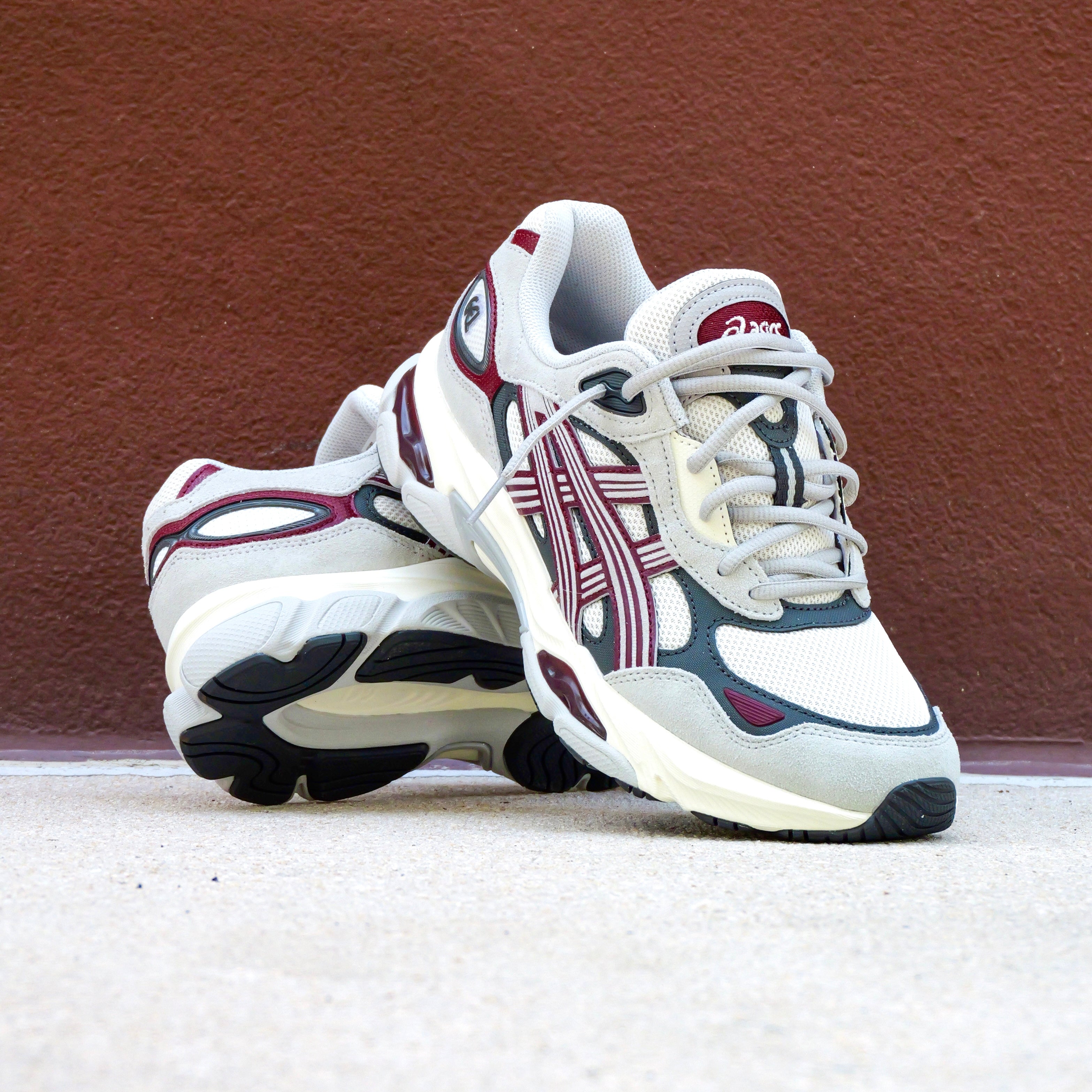 Mens Asics Gel-NYC 2.0 (Cream/Cement Grey)