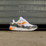 Mens Saucony Grid Shadow 2 Essential (White/Safety Orange) - Saucony