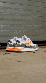 Mens Saucony Grid Shadow 2 Essential (White/Safety Orange) - Saucony