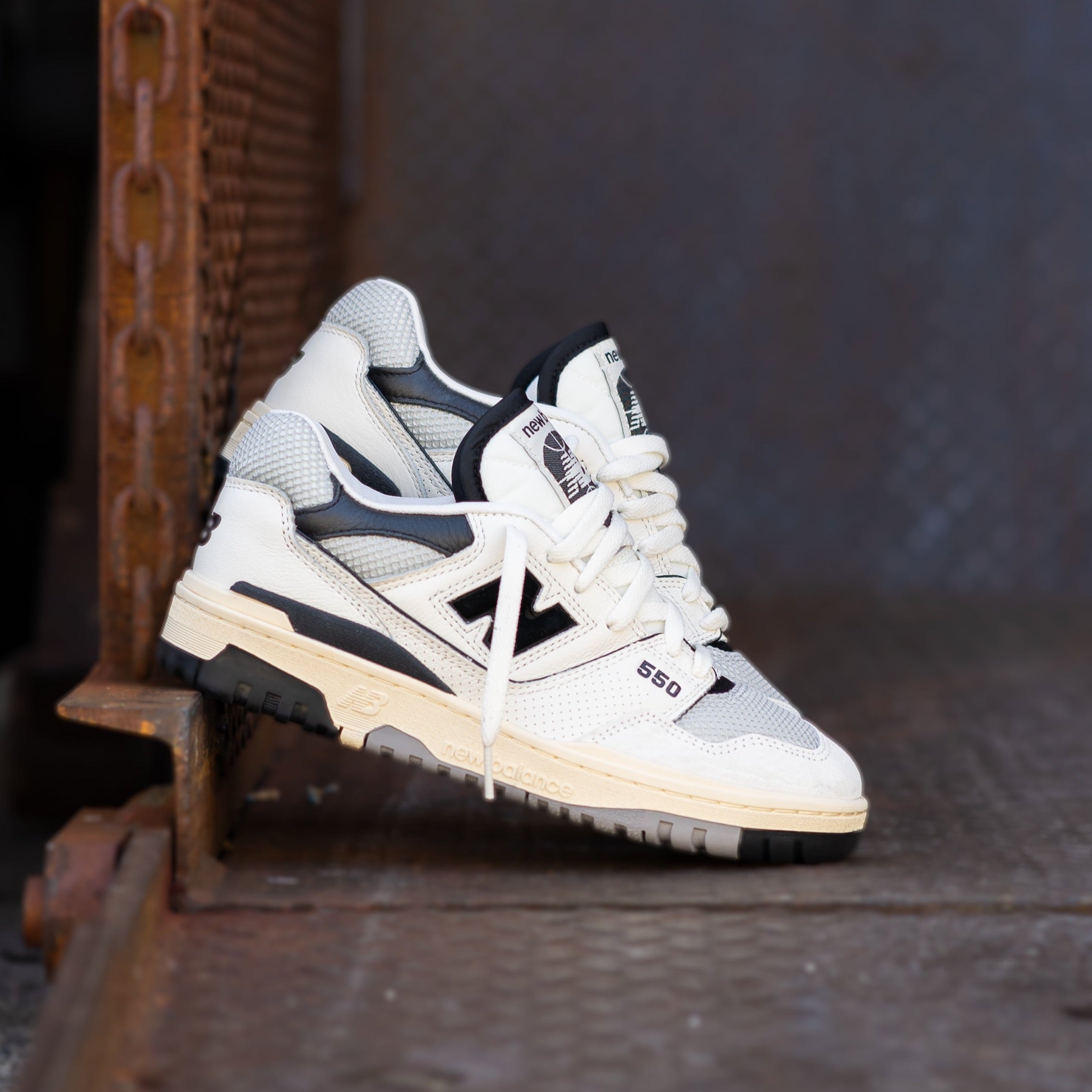 Mens New Balance 550 (White/Black) - BB550CPC - New Balance