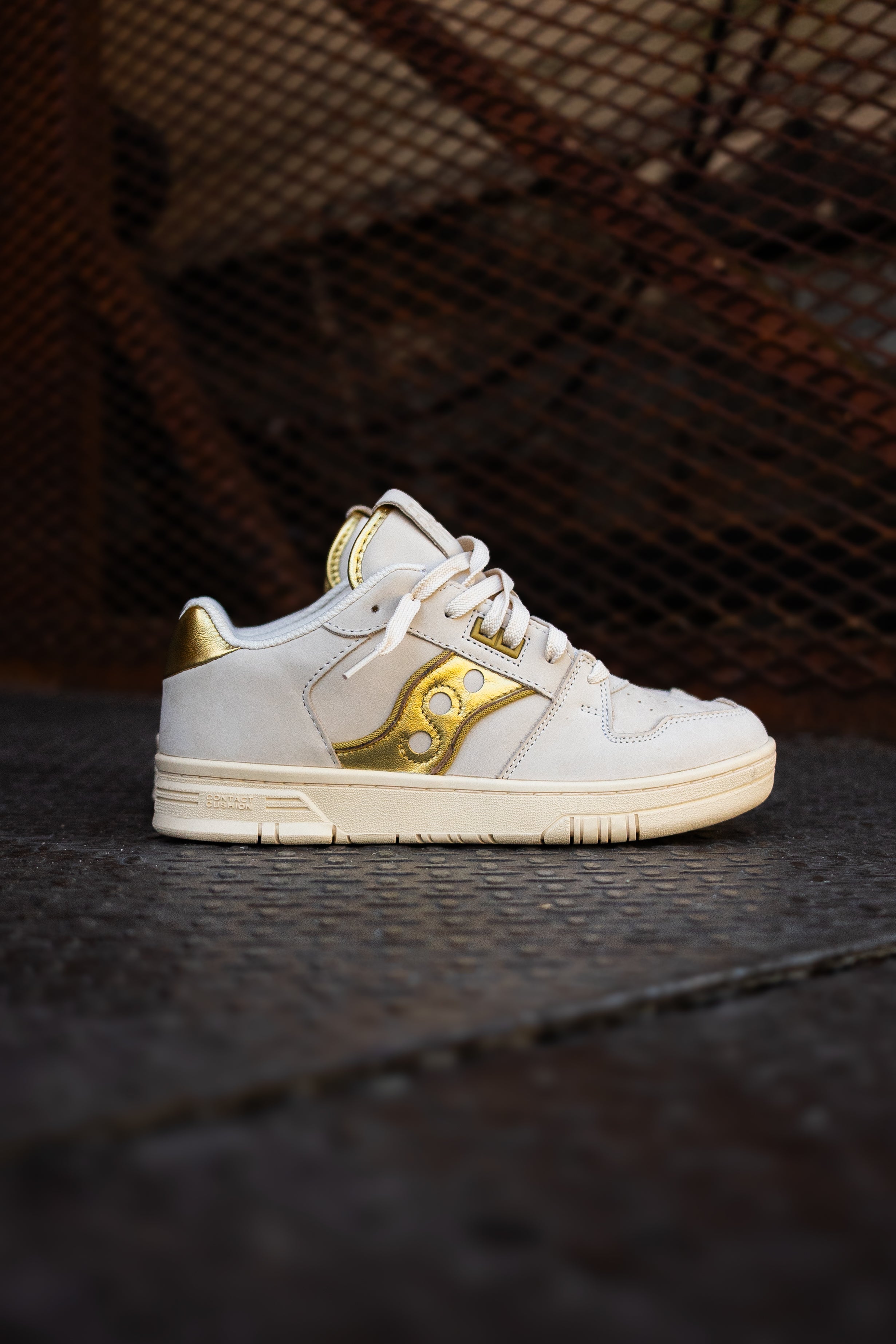 Mens Saucony Sonic Low (Cream/Gold) - Saucony