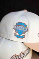 New Era Cleveland Indians Jacobs Field Grey UV (Off White/Mango Mocha) 59Fifty Fitted - New Era