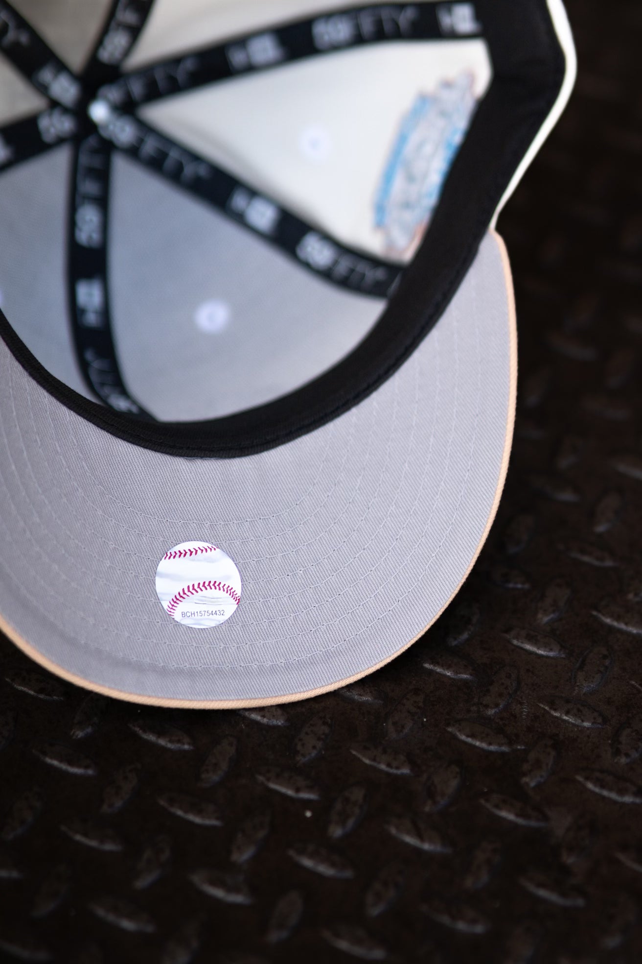 New Era Cleveland Indians Jacobs Field Grey UV (Off White/Mango Mocha) 59Fifty Fitted - New Era