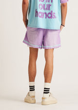 DSM Canvas Stripe Shorts-Purple - Diet Starts Monday