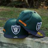 New Era Las Vegas Raiders Super Bowl Grey UV (Dark Green/Navy) 59Fifty Fitted - New Era