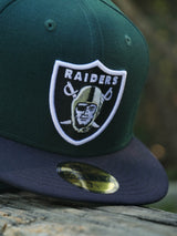 New Era Las Vegas Raiders Super Bowl Grey UV (Dark Green/Navy) 59Fifty Fitted - New Era
