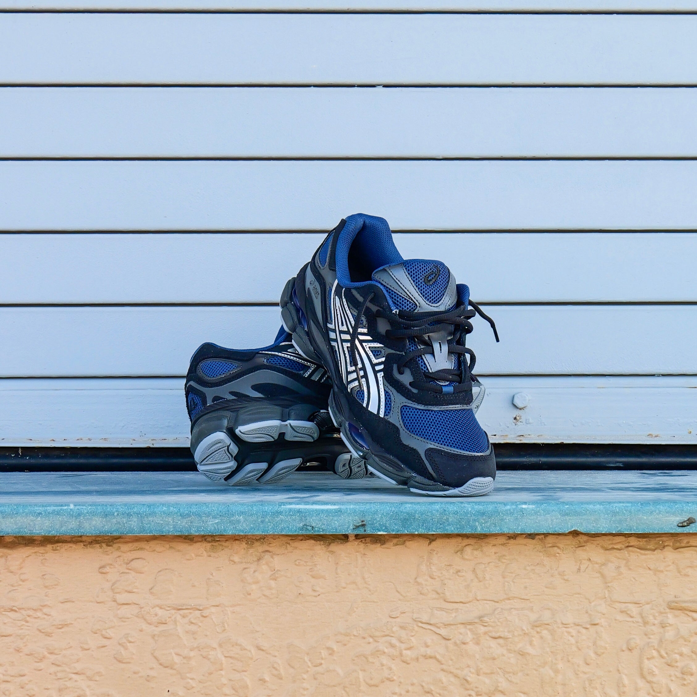 Mens Asics Gel-NYC (Independence Blue/ Pure Silver) - Asics