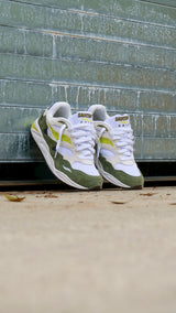 Mens Saucony Grid Shadow 2 Essential (White/Green) - Saucony