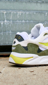 Mens Saucony Grid Shadow 2 Essential (White/Green) - Saucony