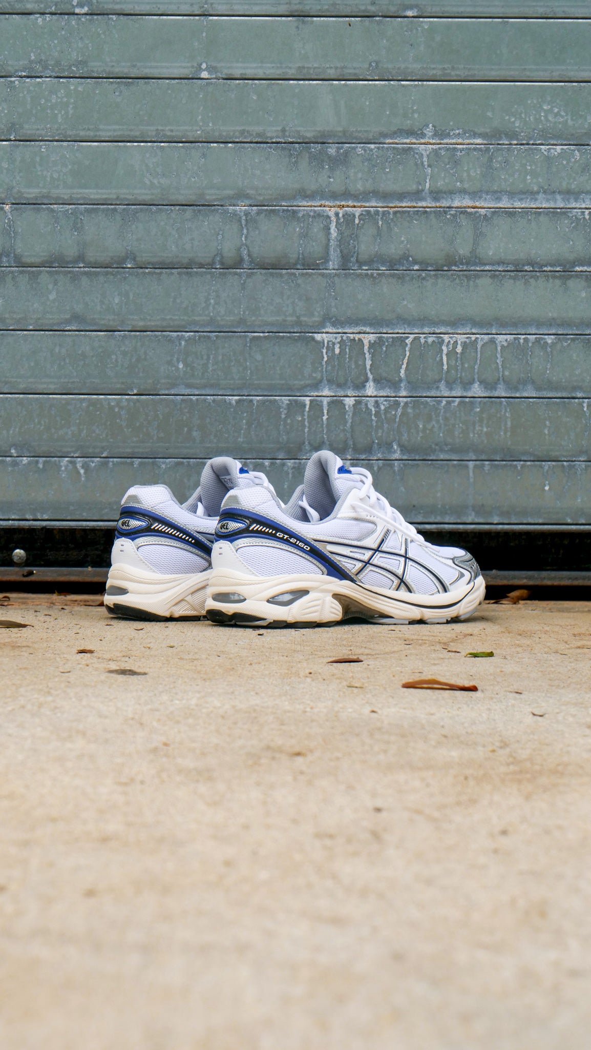 Mens Asics GT-2160 (White/Deep Marine) - Asics