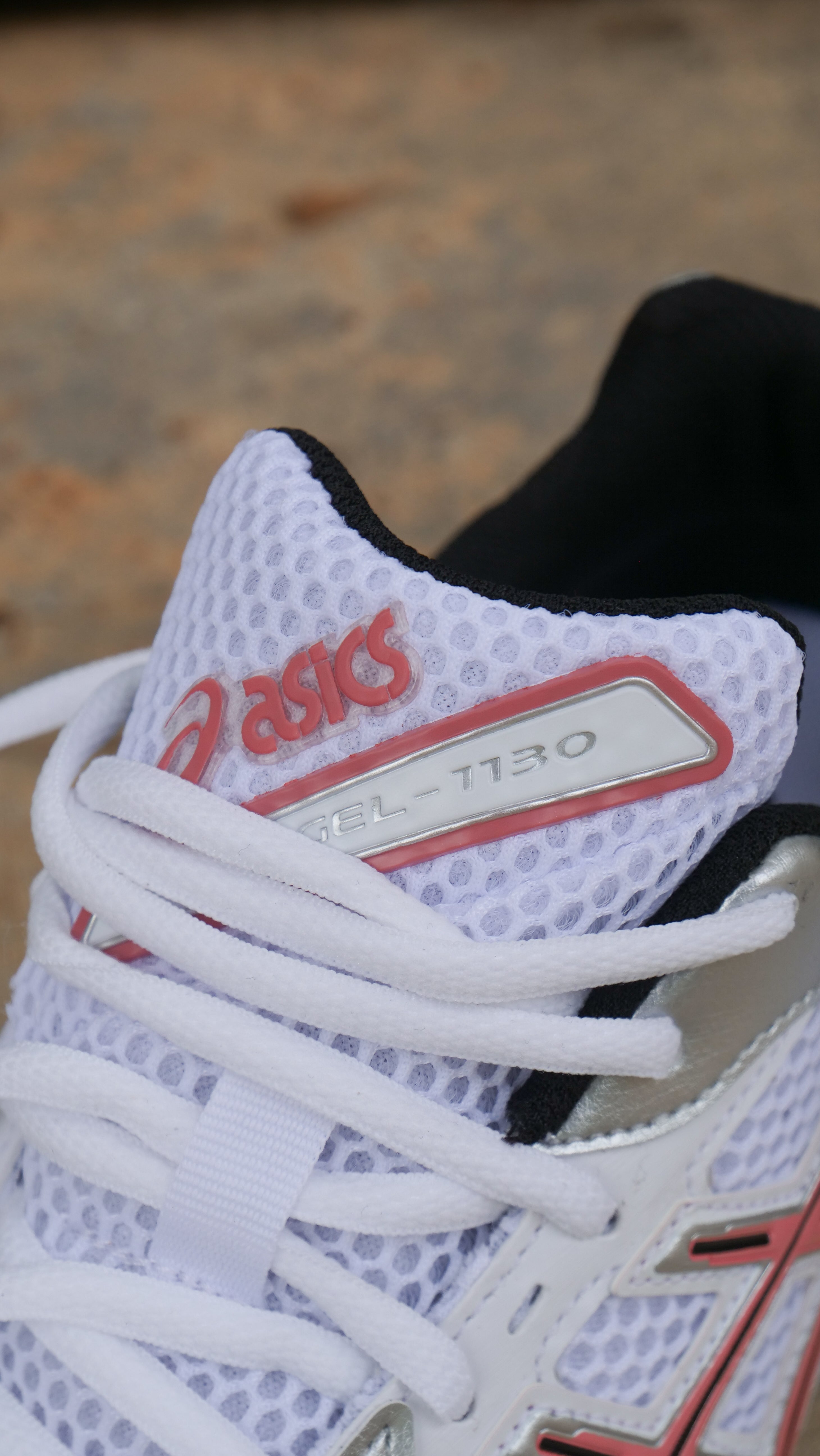 Mens Asics Gel-1130 (White/Desert Red) - Asics