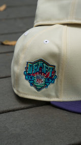 New Era Baltimore Ravens NFL Draft 1997 Grey UV (Off White/Purple) 59Fifty Fitted - New Era