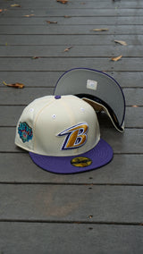 New Era Baltimore Ravens NFL Draft 1997 Grey UV (Off White/Purple) 59Fifty Fitted - New Era