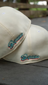 New Era Miami Dolphins NFL Draft 1991 Pink UV (Off White/Navy) 59Fifty Fitted - New Era