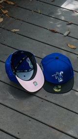 New Era Indianapolis Colts NFL Draft 1998 Pink UV (Royal/Black) 59Fifty Fitted - New Era