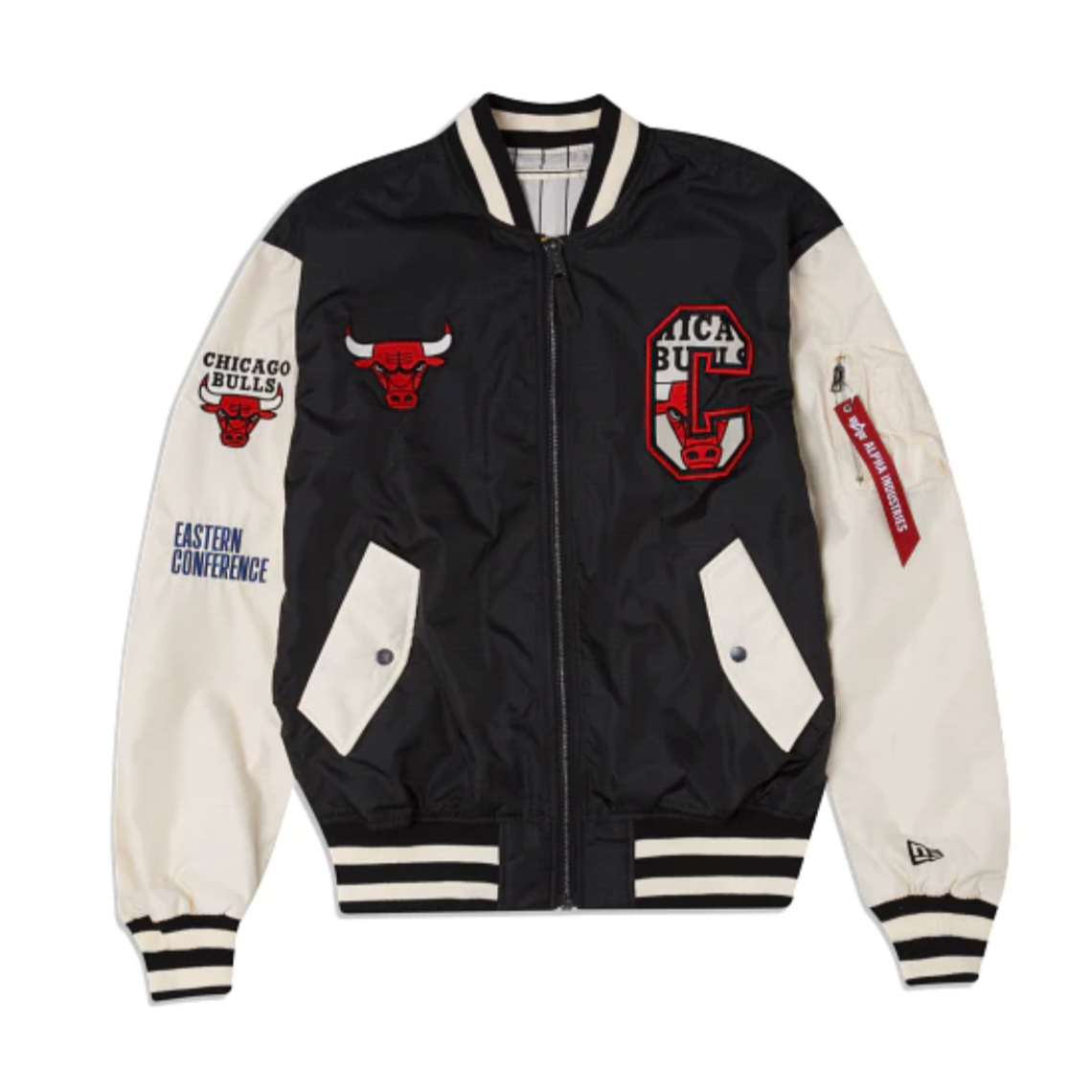 New Era x Alpha Industries MA-1 Bomber Jacket Chicago Bulls - New Era